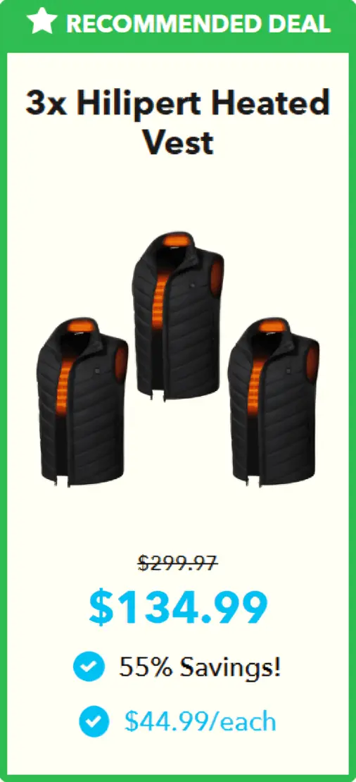 Hilipert Heated Vest price 
